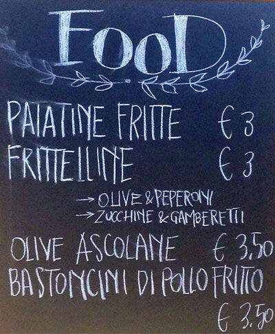 Menu di The Tank - Birrificio Angelo Poretti 