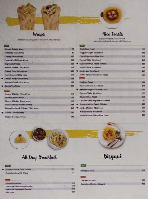 Menu of LunchBox Meals and Thalis, Kandivali East, Mumbai