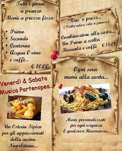 Menu di A Scarpett 