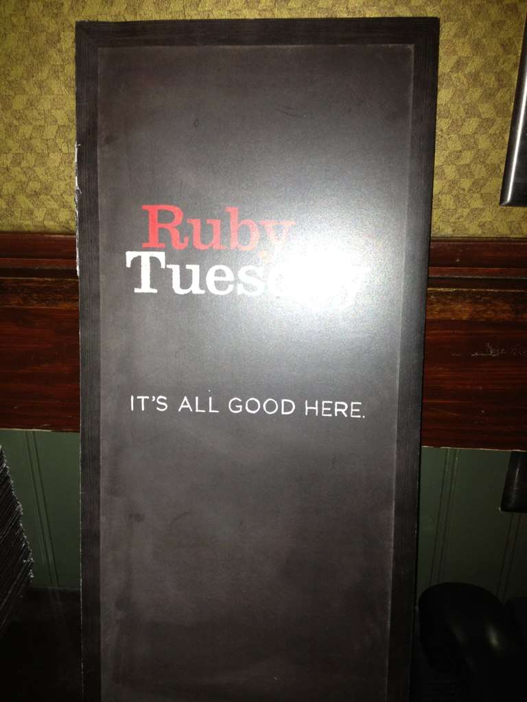 Ruby Tuesday Menu, Menu for Ruby Tuesday, Greenville, Greenville