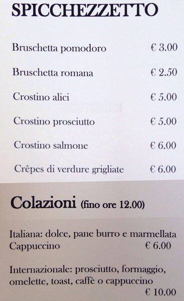 Menu di Borgo 36 