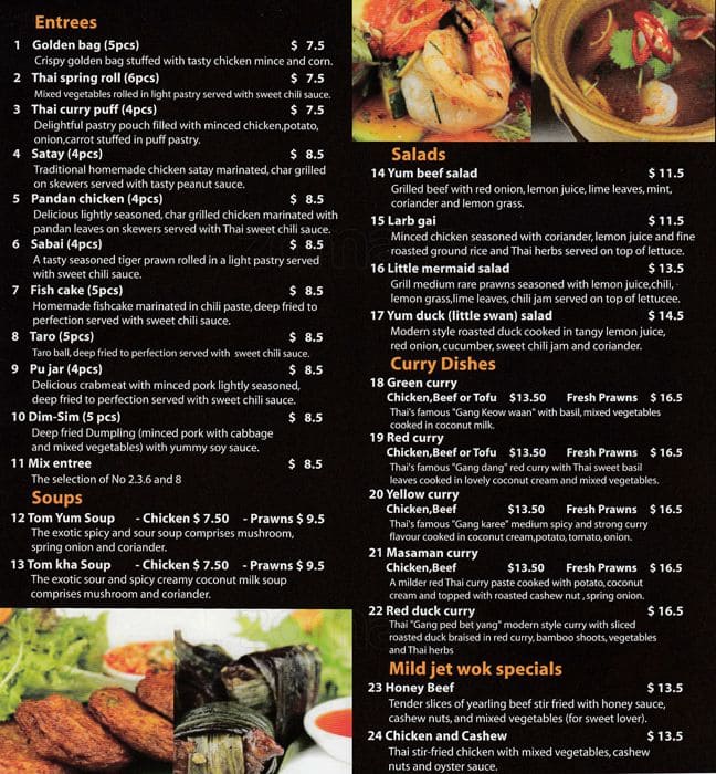 Som Thai II Menu, Menu for Som Thai II, Berwick, Melbourne - Urbanspoon ...