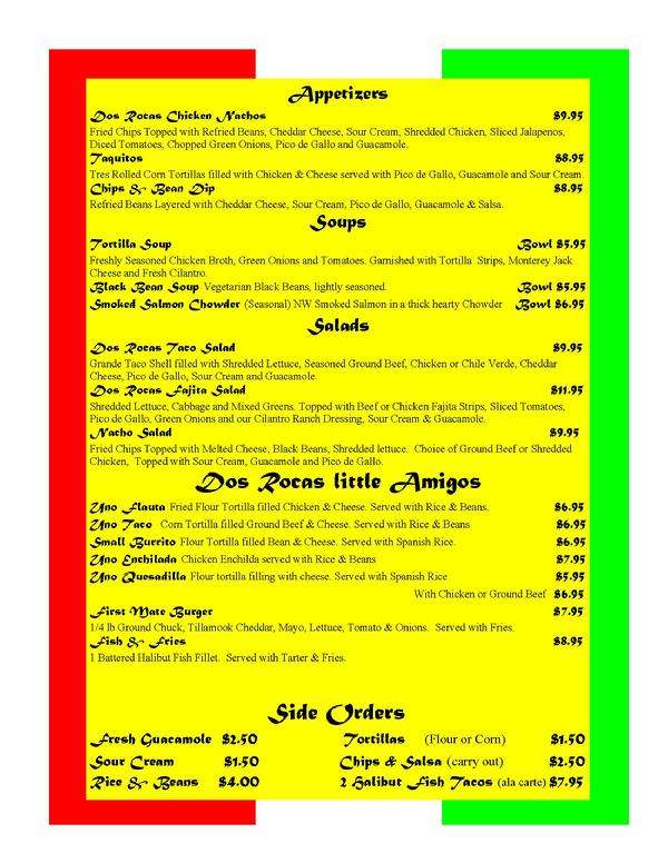 Carta de Dos Rocas