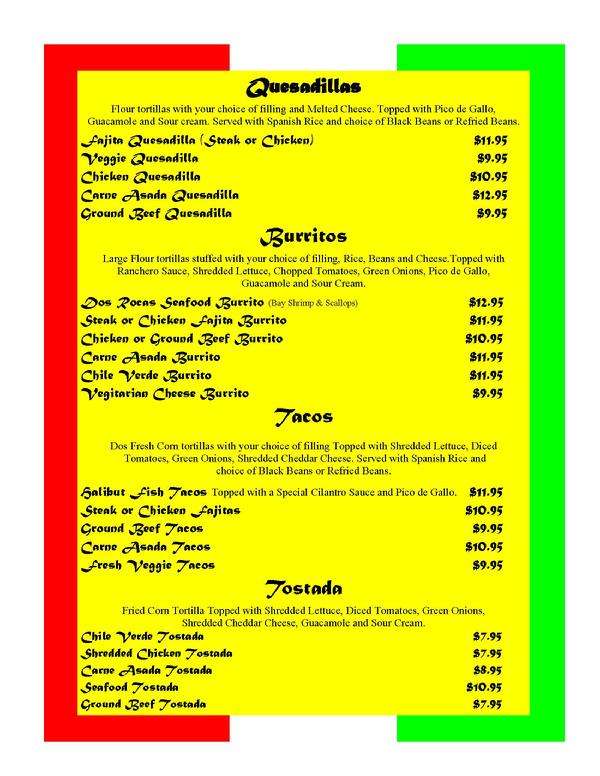 Carta de Dos Rocas