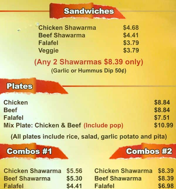 Pita Q Menu Menu For Pita Q Harbord Village Toronto Urbanspoon Zomato   61dd50f3fdf67ac390443a2c555be75c 