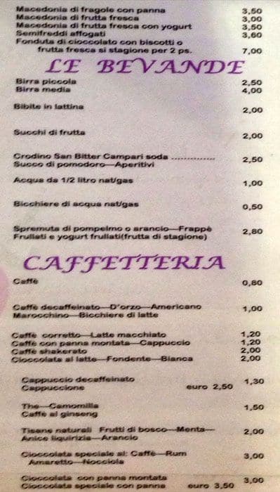 Menu di Koala Cafe 