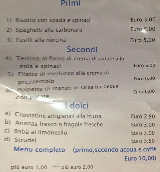 Menu di Koala Cafe 