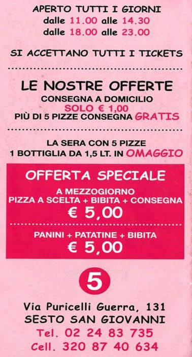 Menu di Charlie Brown 5 