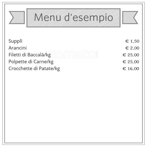 Menu di Mangiarbene 