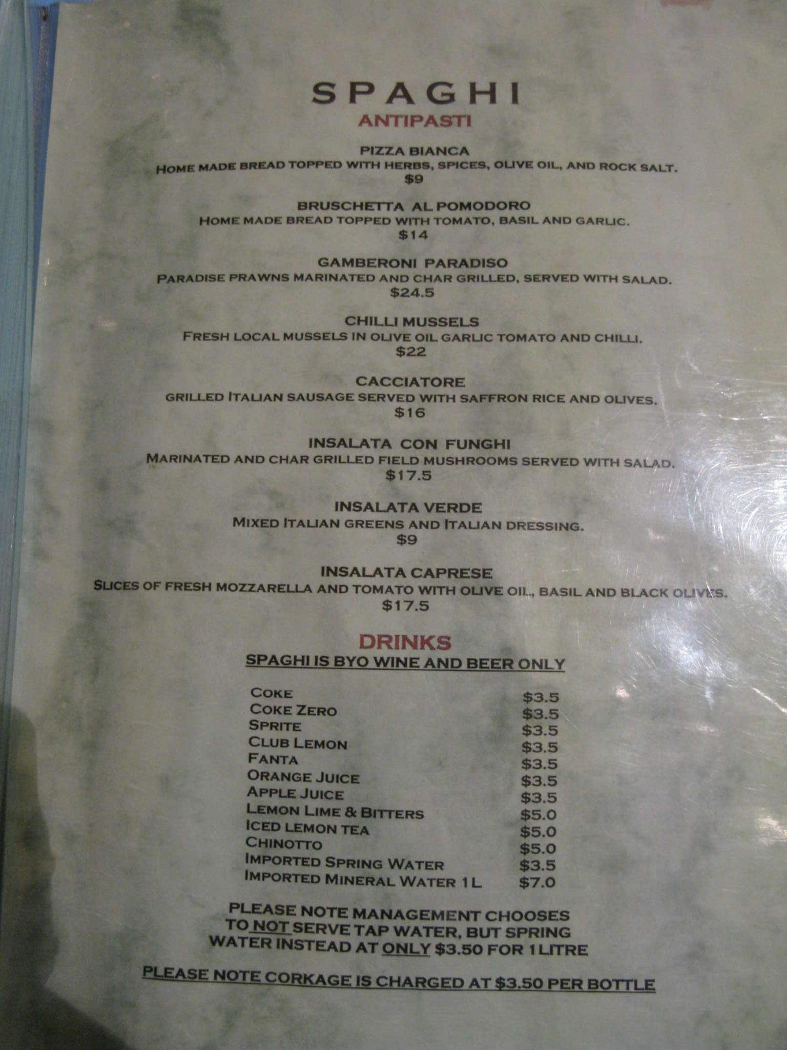 Spaghi Italian Restaurant Menu Urbanspoon Zomato   A4a6c0ffe78edbcb906e7776591c0805 