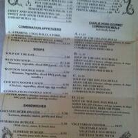 Charlie Wongs Restaurant Menu Menu For Charlie Wongs Restaurant