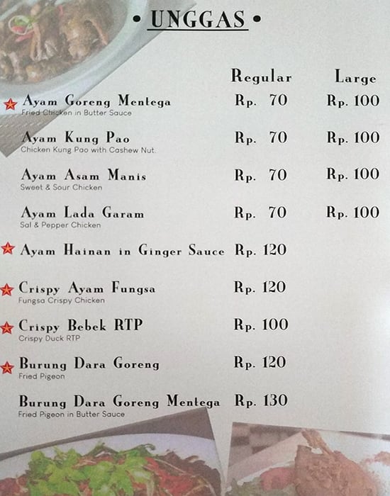 Roemah Toean Pe Menu Menu For Roemah Toean Pe Kemang Jakarta