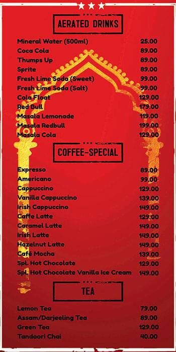 Menu at Le Coffee Creme, Kolkata, EC-26