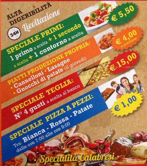 Menu di Valentini Guerrino Roma 