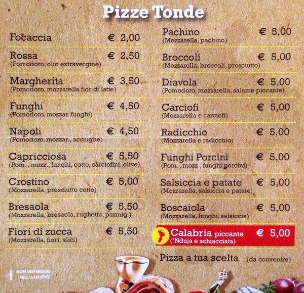 Menu di Valentini Guerrino Roma 