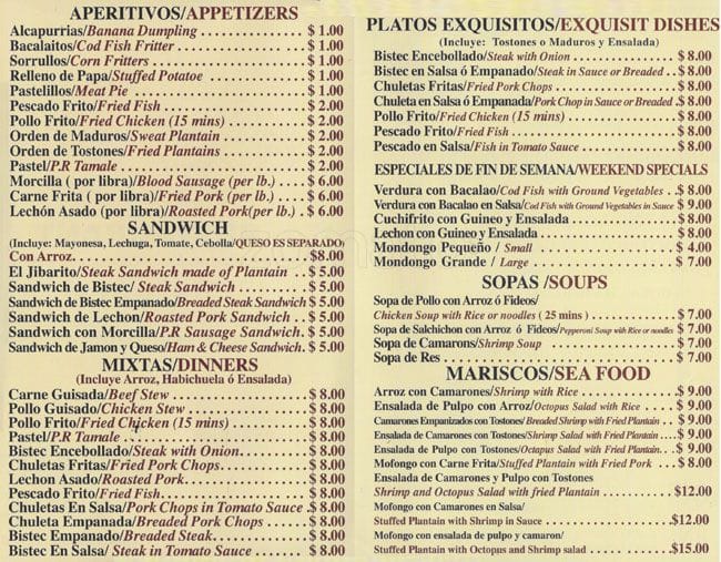 Ponce Restaurant Menu, Menu for Ponce Restaurant, Hermosa, Chicago