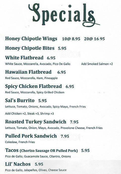Bar Ly menu