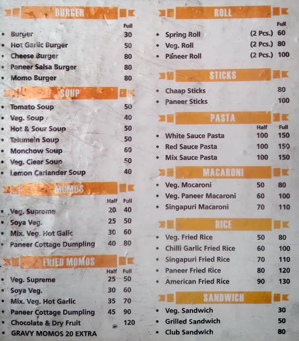 Vip Food Corner Menu Menu For Vip Food Corner Pandav Nagar New