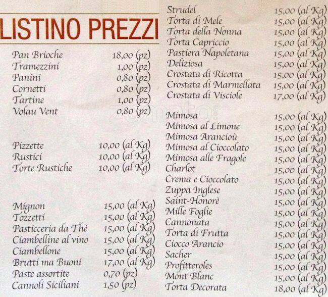 Menu di Tefran 91 Srl 