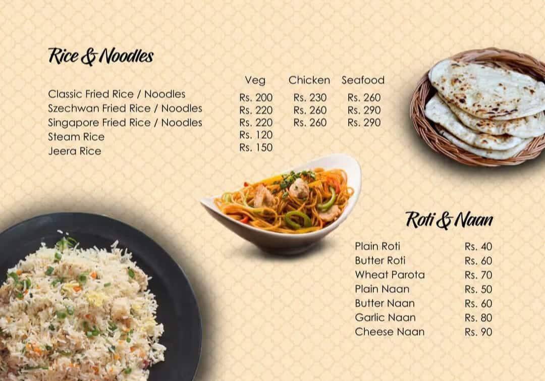 Fischer's オフ会 サイン ＆ メニュー表 Menu of Fisherman's Signature, Mylapore, Chennai
