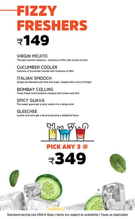 Barbeque Nation - Mumbai - Belapur menu