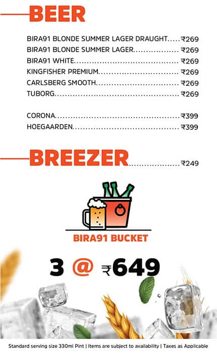 Barbeque Nation - Mumbai - Belapur menu