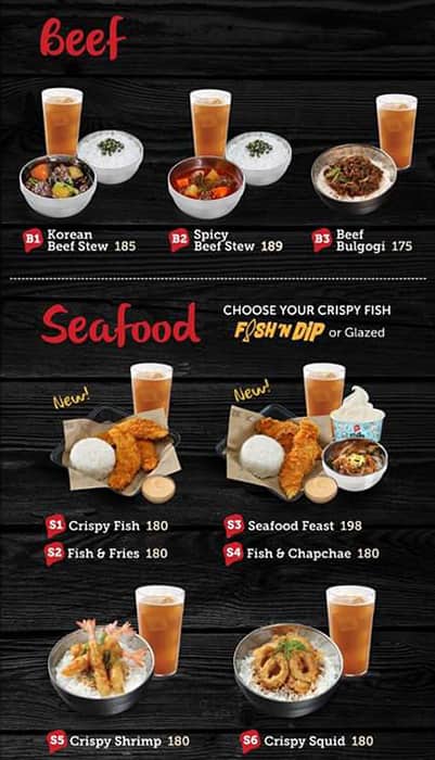 Carta de BonChon