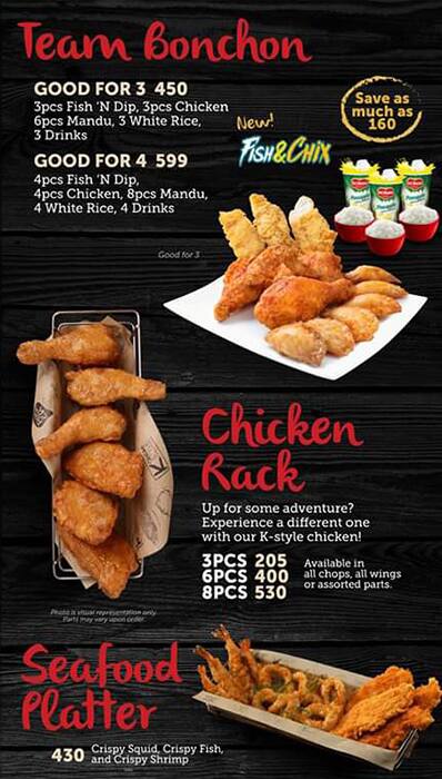 Carta de BonChon