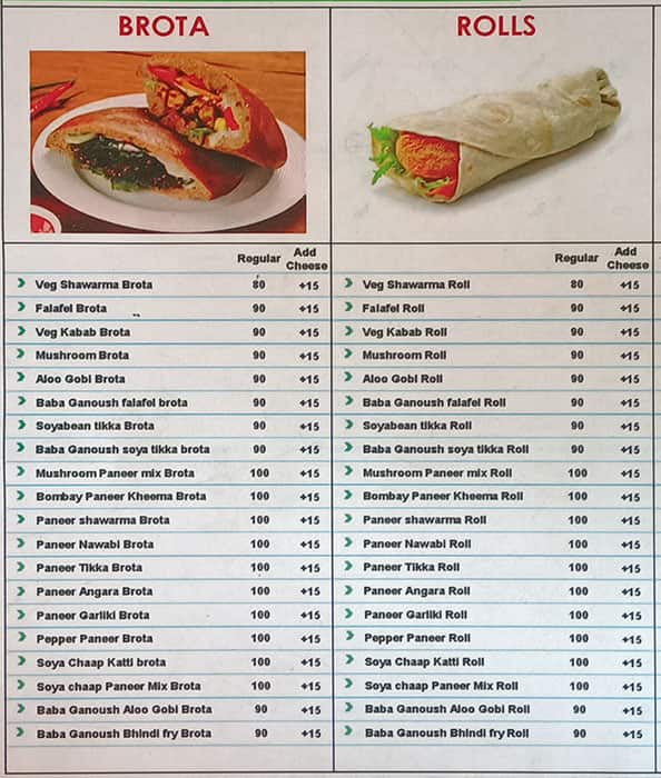 Menu at Shawarma King, PimpriChinchwad, Shop No 7