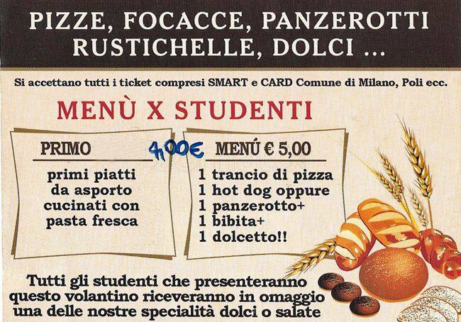 Menu di Pane e Sfizi 