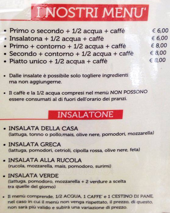 Menu di Sisters 
