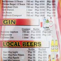 Chicago Family Ktv Bar Restaurant Menu