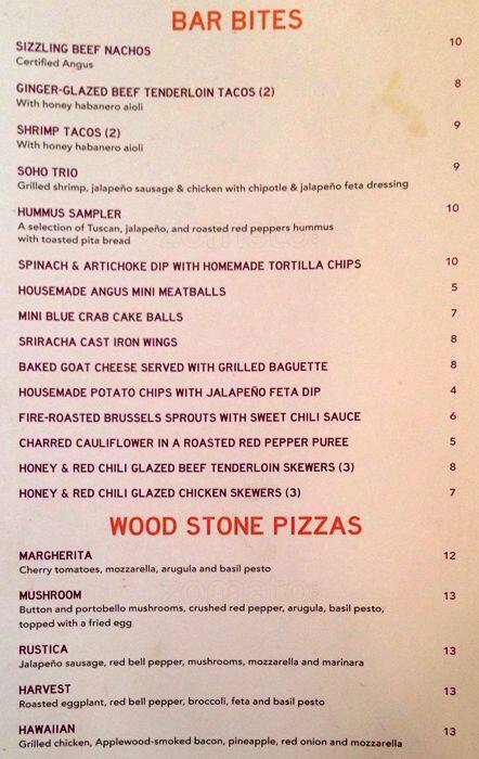 Next Door Bar And Lounge Menu Menu For Next Door Bar And Lounge