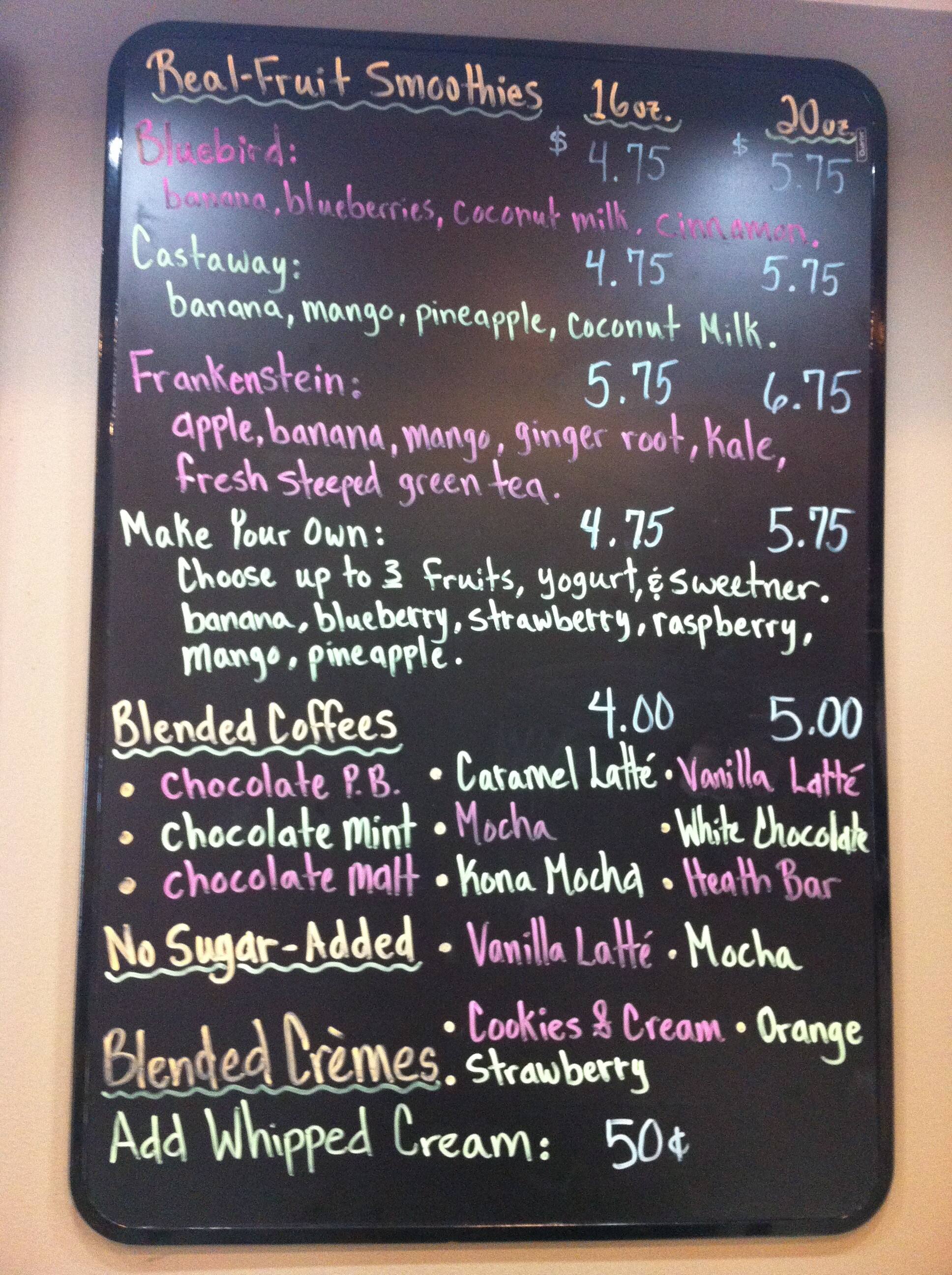 Take 5 Cafe & Bakery Menu, Menu for Take 5 Cafe & Bakery, Fairbanks