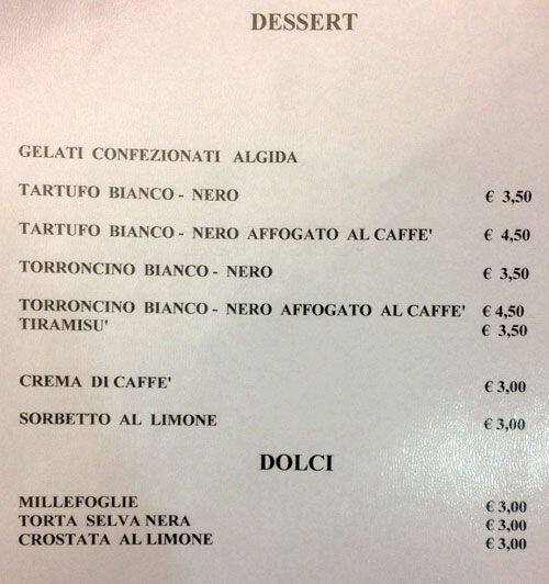 Menu di Aquarius Bar Tabaccheria - Partner Elfbar 