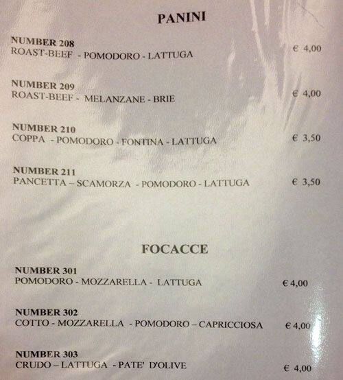 Menu di Aquarius Bar Tabaccheria - Partner Elfbar 