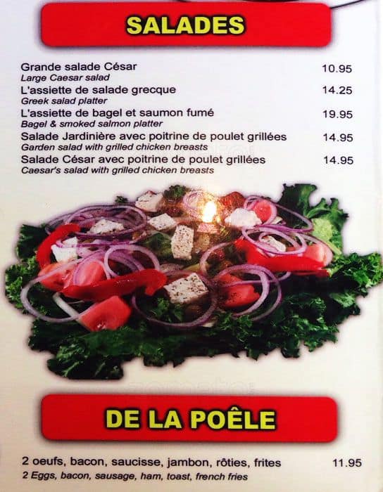 Menu au Déli Chenoy's Gatineau restaurant, Gatineau, 120 Bd de l'Hôpital