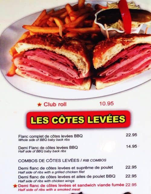 Menu au Nickels Deli restaurant, Gatineau, 120 Bd de l'Hôpital