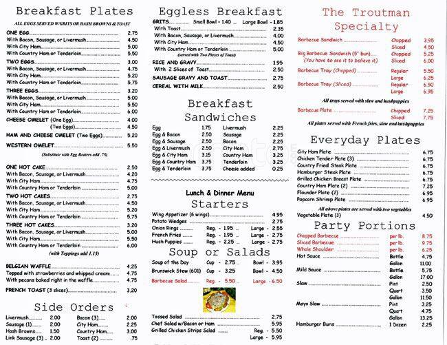 troutman's barbecue