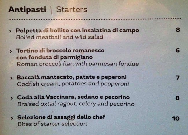 Menu di Agorà Restaurant and Bar 