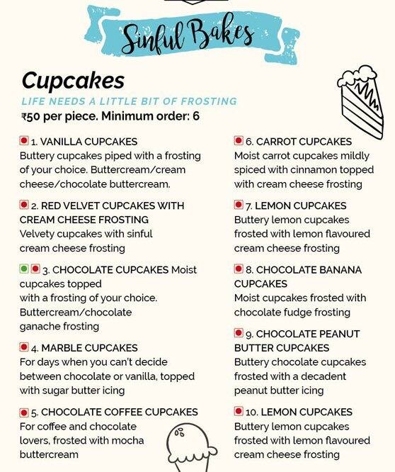 Bikku Bakes Menu Menu For Bikku Bakes Patparganj New - 