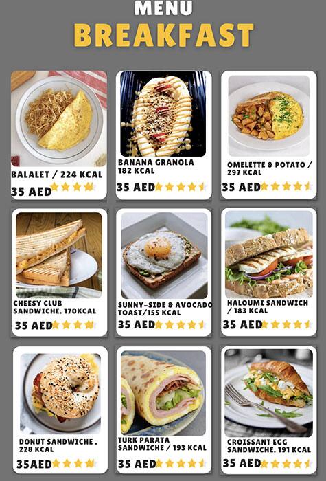 Menu of Healthy First Restaurant Al Khalidiya Abu Dhabi