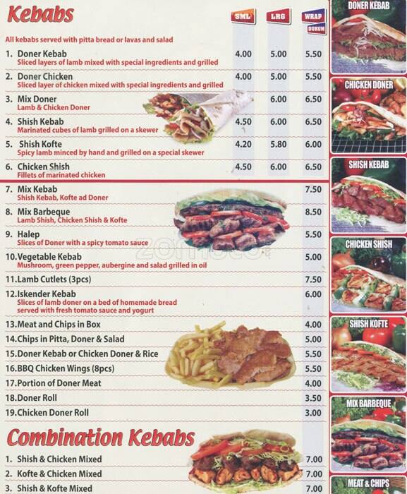 Kamelya Kebab House Menu, Menu for Kamelya Kebab House, Edmonton