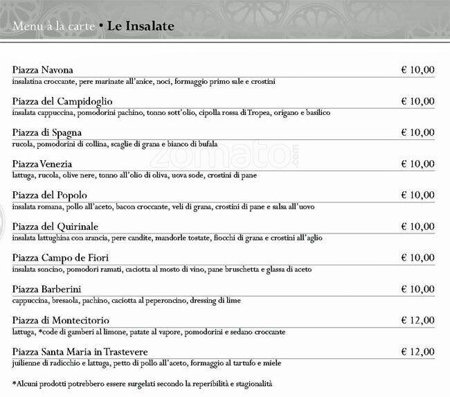 Menu di The Church Palace 