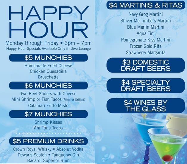 Menu at Downtown Aquarium pub & bar, Houston, 410 Bagby St