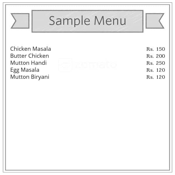 Pink Flavour Family Restaurant & Bar menu