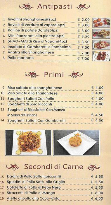 Menu di Unico 