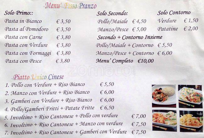 Menu di Unico 