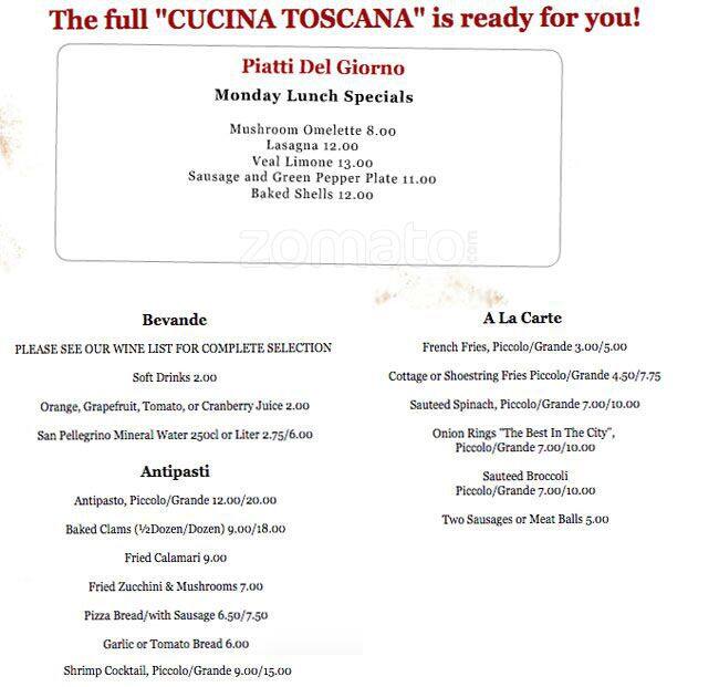 Club Lago Menu, Menu untuk Club Lago, River North, Chicago Urbanspoon