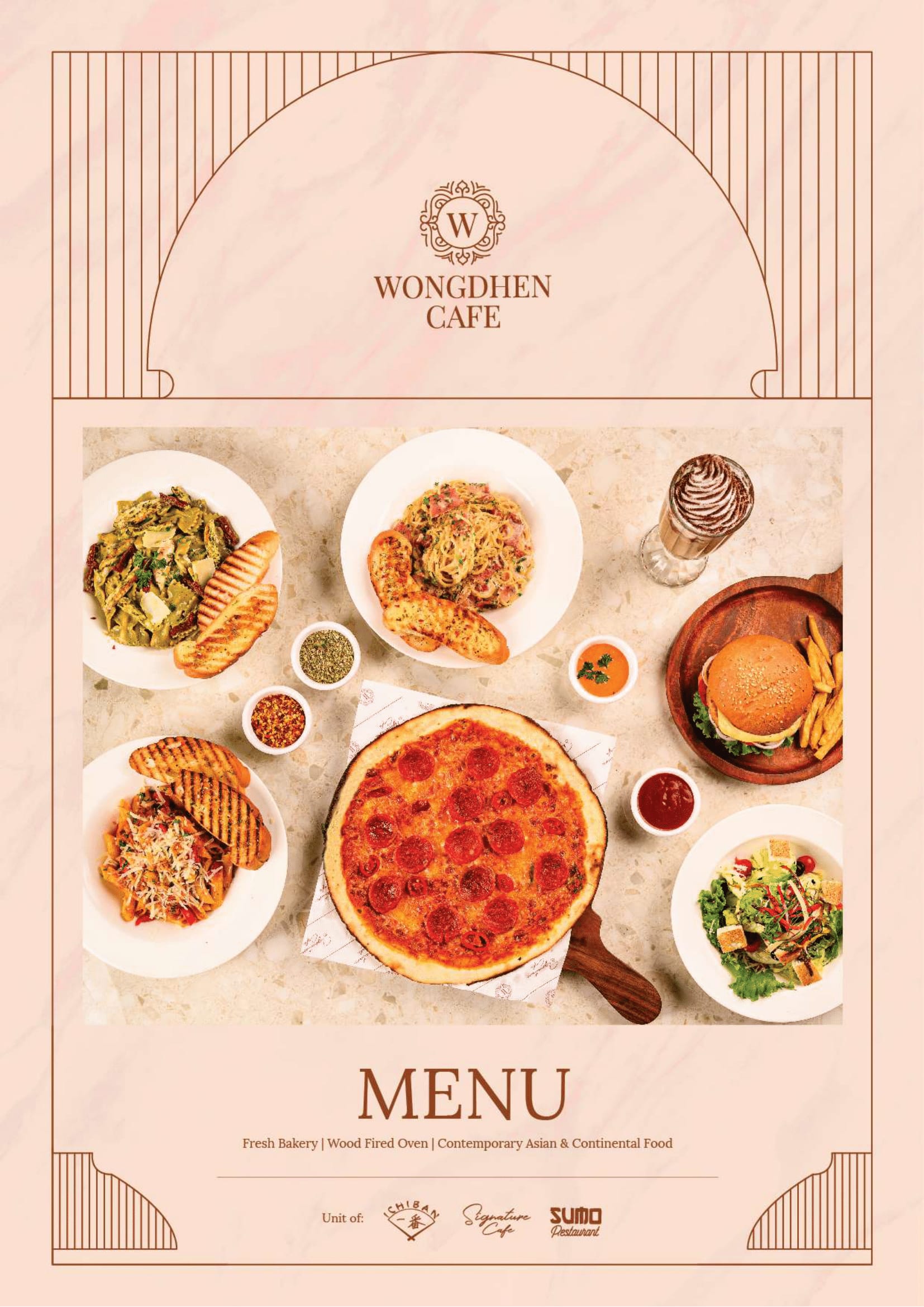 Menu of Wongdhen Cafe, Majnu ka Tila, New Delhi